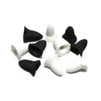 Hareline Foam Diver Heads White Large