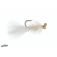 Crystal Bugger Jig Tungsten Bead Fly | White 6