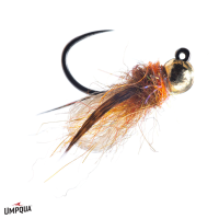 Jiggy Caddis Pupa Mercer Fly | Amber 14