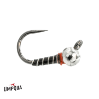 Zebra Jig Thin Fly | Black/Silver 16