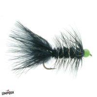Hot Bead Bugger Fly | Black/Chartreuse 8