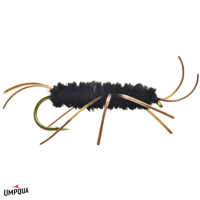 Rubberlegs Black Body/Brown Legs Fly 12