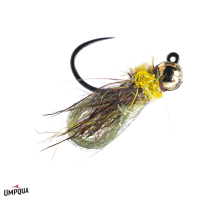 Jiggy Caddis Pupa Mercer Fly | Olive 16