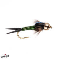Copper John Barr's Gold Bead Fly | Green 14