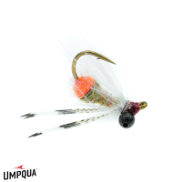 Hipster Duffus Angler Fly | Orange Butt/Olive 8