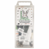 Hareline Beginner Fly Tying 48 Piece Materials Kit