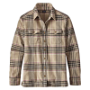 Patagonia Womens Long Sleeve Fjord Flannel Shirt 10 Plaid Mojave Khaki