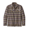 Patagonia Men's Long Sleeve Fjord Flannel Shirt XL Independence: Forge Grey