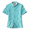 Orvis Men's Open Air Caster Short Sleeve Shirt Medium Oasis