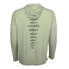 RepYourWater Freshwater Fish Spine 2.0 Recycled Sun Hoody Medium Sage