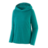 Patagonia Women's Cap Cool Daily Hoody Medium Borealis Green - Light Borealis Green X-Dye