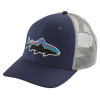 Patagonia Fitz Roy Trout Trucker Hat Classic Navy w/Drifter Grey