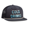 Howler Brothers Cold Drinks Snapback - Deep Blue