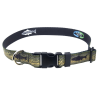 RepYourWater Topo Trout  Large Dog Collar