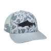 RepYourWater Camo Trout Eco Twill Mesh Back Hat Gray Camo/Silver ST