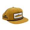 AvidMax Brown Trout Snapback Hat Mustard