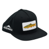 AvidMax Brown Trout Snapback Hat Black