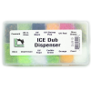 Hareline Ice Dub 12 Color Dubbing Dispenser Synthetic Fly Tying Material