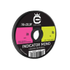 Cortland Indicator Mono Leader Material Tri Color (Black/Chartreuse/Pink) .007' / 6.3 LB