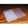 Hareline 18 Compartment Hook Box Clear Top Storage Case