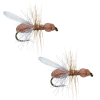 Umpqua Foam Flying Ant Cinnamon Terrestrials 14 - 2 Pack