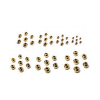Wapsi Tungsten Painted Bomb Beads 5/64" Red