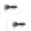 Umpqua Hot Bead Bugger Black Fluorecent Orange 2 Pack 6