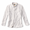 Orvis Men's Open Air Caster Long Sleeve Shirt Medium White