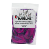 Hareline Tiger Barred Rabbit Strips #15 Black Barred Purple Over Fuchsia