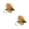 Umpqua Hot Wing Elk Hair Caddis Olive 2 Pack 14