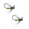 Umpqua Jigged Caddis Pupa Green 2 Pack 14