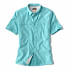 Orvis Men's Open Air Caster Short Sleeve Shirt Large Oasis