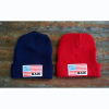 Rising Roll Up Beanie  Blue