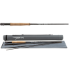 Temple Fork Outfitters Blue Ribbon 4 Piece Fly Rod with Rod Tube 3 wt 8 ft