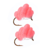 Umpqua Micro Spawn Egg Fly - Shrimp Pink Size 12 - 2 Pack