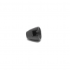 Fulling Mill Slotted Tungsten Coneheads Medium (6.0mm) Matte Black