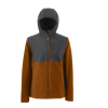 Grundens Bering Fleece Pro Full Zip Hoodie Large Umber/Anchor