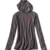 Scientific Anglers Womens Dri-Release Hoodie Large Dark Charcoal Gray