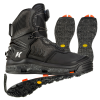 Korkers River Ops BOA with Vibram & Studded Vibram Soles 11