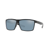Costa Rincon Sunglasses Shiny Black Frame Gray 580 Glass