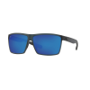 Costa Rincon Sunglasses Shiny Black Frame Gray 580 Glass