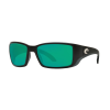 Costa Blackfin Sunglasses Matte Black Green Mirror 580 Glass