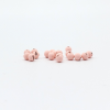 Firehole Outdoors Stones Slotted Tungsten Beads 5/32" (4.0mm)  Pink Matte