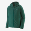 Patagonia Men's R1 TechFace Fitz Roy Trout Hoody XL Conifer Green