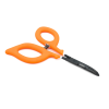 Umpqua Rivergrip PS Scissor Forceps 6 in Curved Hot Orange