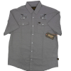 Howler Brothers H Bar B Snapshirt Medium Seagulls : Grey Oxford