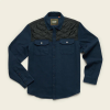 Howler Brothers Quintana Quilted Flannel  XL Station Blue