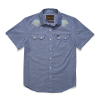 Howler Brothers Crosscut Deluxe Snapshirt Fresh Blooms Indigo XL