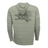 RepYourWater Hooded Sun Shirt, Flolite Predator Large