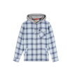 Simms Men's Santee Flannel Hoody Medium Hickory Dolomite Blanket Stripe